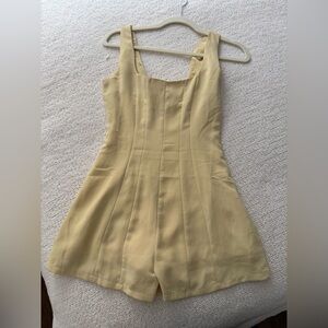 Princess Polly Summer Yellow Romper